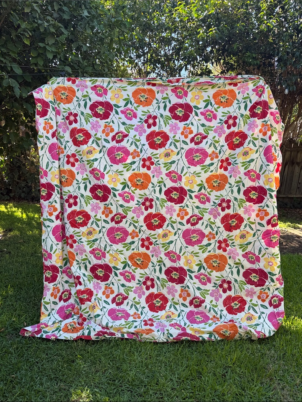 Pottery Barn duvet cover full/ Queen and one standard pillowcase.